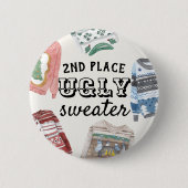 Ugly Sweater Contest Button (Voorkant)