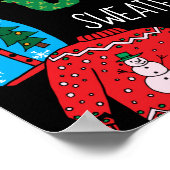 Ugly Sweater Contest, Welkomstbord Poster (Hoek)