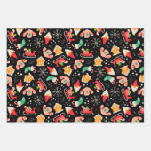 Ugly Sweater Cozy kerstset van 3 Inpakpapier Vel (Voorkant 3)