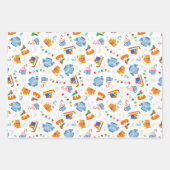 Ugly Sweater Cozy kerstset van 3 Inpakpapier Vel (Voorkant 2)