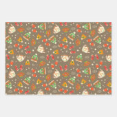 Ugly Sweater Cozy kerstset van 3 Inpakpapier Vel (Voorkant)