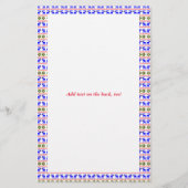 Ugly Sweater (Deal With It) Reindeer Christmas Briefpapier (Achterkant)