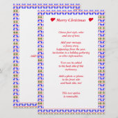 Ugly Sweater (Deal With It) Reindeer Christmas Briefpapier (Voorkant / Achterkant)