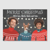 Ugly Sweater Family Christmas Card ,Funny Christma (Voorkant)