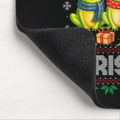 Ugly Sweater Frogs Santa Hat Reindeer Xmas Frog Lo Muismat (Hoek)