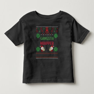Ugly Sweater - Gangsta Wrapper - kerstcadeau Kinder Shirts