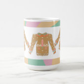 Ugly Sweater Groovy Kerstroze Earthy Koffiemok (Center)