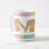 Ugly Sweater Groovy Kerstroze Earthy Koffiemok (Voorkant links)