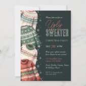 Ugly Sweater Holiday Christmas Party Kaart (Voorkant)