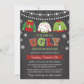 Ugly Sweater Holiday Christmas Party Uitnodiging (Voorkant)