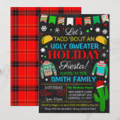 Ugly Sweater Holiday Fiesta uitnodiging (Voorkant / Achterkant)