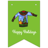 Ugly Sweater Holiday Party Banner (Tweede vlag)