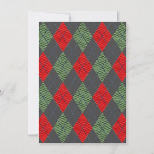 Ugly Sweater Holiday Party Invitation Kaart (Achterkant)