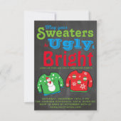 Ugly Sweater Holiday Party. Kaart (Voorkant)