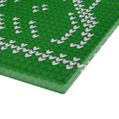 Ugly sweater jingle bells Christmas deers green  Snijplank (Hoek)