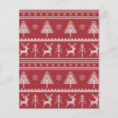 Ugly Sweater | kerstfeestdag in Chalkboard (Achterkant)