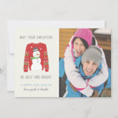 Ugly Sweater kerstkaart (Voorkant)