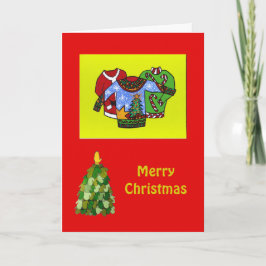 Ugly Sweater kerstkaart Feestdagen Kaart