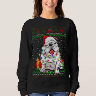 Ugly Sweater kerstlampjes English Bulldog Dog