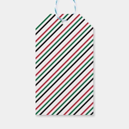 Ugly Sweater Kerstmis Baby shower Cadeaulabel (Achterkant)