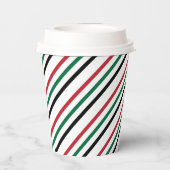 Ugly Sweater Kerstmis Baby shower Papieren Bekers (Achterkant)