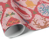 Ugly Sweater Kerstmis Cadeaupapier (Rol Hoek)