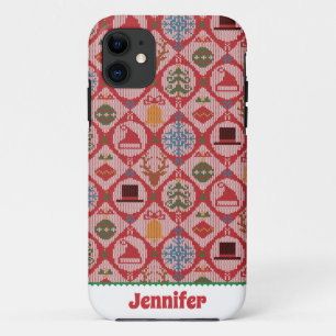 Ugly Sweater Kerstmis Case-Mate iPhone Case