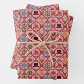 Ugly Sweater Kerstmis Inpakpapier Vel (In situ)