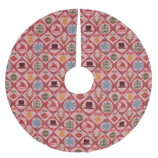 Ugly Sweater Kerstmis Kerstboom Rok (Voorkant)