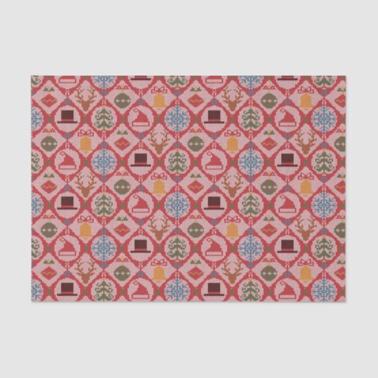 Ugly Sweater Kerstmis Tissuepapier (Voorkant)