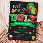 Ugly Sweater Kerstparty Kaart