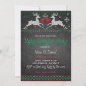 Ugly Sweater Kerstparty Kaart (Voorkant)