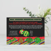 Ugly Sweater Kerstparty nodigt uit Kaart (Staand voorkant)