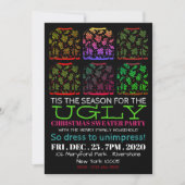 Ugly Sweater Kerstparty Uitnodiging (Voorkant)