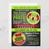 Ugly Sweater Kerstparty Uitnodiging (Voorkant / Achterkant)