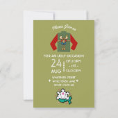 Ugly Sweater Kerstparty Uitnodiging (Achterkant)