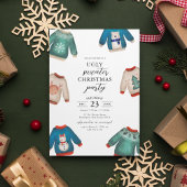 Ugly Sweater Kerstparty Uitnodiging