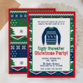 Ugly Sweater Kerstparty Uitnodiging