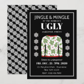 Ugly Sweater Kerstparty Uitnodiging (Voorkant / Achterkant)