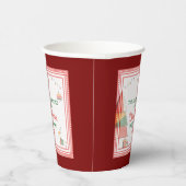 Ugly Sweater Lelijkste Wedstrijd Kerstvakantie Papieren Bekers (Rechts)