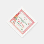 Ugly Sweater Lelijkste Wedstrijd Kerstvakantie Servet (Hoek)