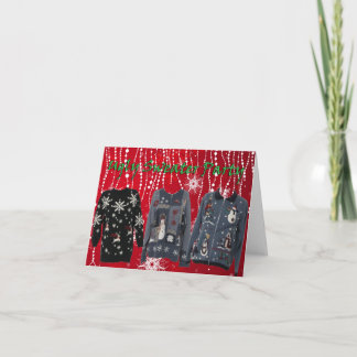 Ugly Sweater Party Feestdagen Kaart