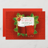 Ugly Sweater Party Invitation Kaart (Voorkant / Achterkant)