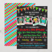 Ugly Sweater Party Invitation Kaart (Voorkant / Achterkant)