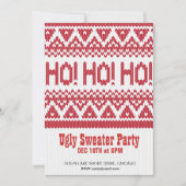 Ugly Sweater Party Kaart (Voorkant)