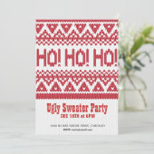 Ugly Sweater Party Kaart (Staand voorkant)