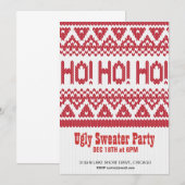 Ugly Sweater Party Kaart (Voorkant / Achterkant)
