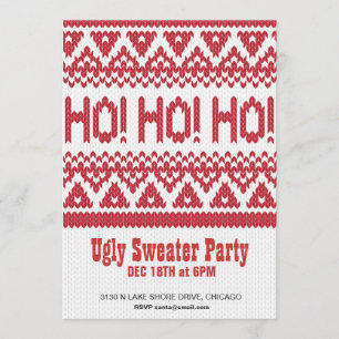 Ugly Sweater Party Kaart