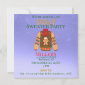 Ugly Sweater Party Kaart (Voorkant)