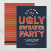 Ugly Sweater Party Kaart (Voorkant / Achterkant)